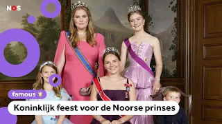 Amalia op prinsessenverjaardag met tiara van koningin Máxima