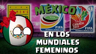 MÉXICO en los MUNDIALES FEMENINOS 1991-2023 COUNTRYBALL