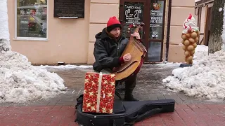 Jingle Bells (Кавер на бандурі) Вінниця, площа Європейська