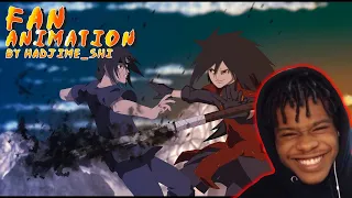 THIS FIGHT WAS FIRE | IF MADARA VS ITACHI. (FAN ANIMATION) - REACTION