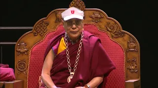 The Dalai Lama speaks at the University of Utah, on 'Compassion and Universal Responsibility'