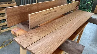 Use The Rotten Wooden Board To Do Something Unexpected // Huge Dining Table Set For 8 People