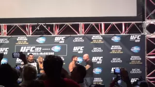 UFC 189 official weigh-ins Part # 9