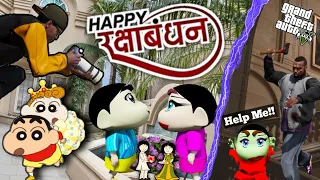 GTA 5 : Shinchan Celebrating Rakshabandhan With Himavari in GTA 5 || Pss Gamer ||