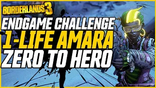 THIS LUCK WAS INSANE! Zero To Hero Amara Endgame Challenge Run // Borderlands 3