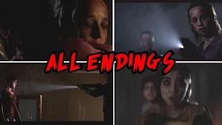 THE QUARRY ALL ENDINGS | BAD ENDING, GOOD ENDING, SECRET ENDING, TRUE ENDING