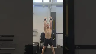 LC 2x40 kg 30s/75s 20 x 4-5 repetitions (88 in total).