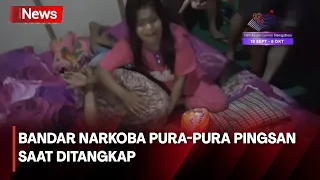 Polisi Tangkap Pengedar Narkoba di Pekanbaru, Bandar Narkoba Pura-pura Pingsan saat Ditangkap