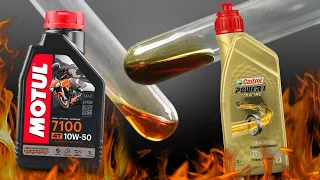 Лучше ли Motul 10W50 4T, чем Castrol 10W50 4T? Посмотрим...