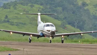 Pilatus PC12NG PP-SYN Acionamento e Decolagem Aeroclube de Cachoeiro ES