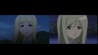 Higurashi no naku koro ni 2020 vs. 2006 anime-Tanashi Miyoko appears scene-comparision animation raw