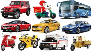 Vehicle Names | Types of Vehicles in English |Vehicles Vocabulary Words| Mode of Transport #vehicle