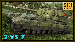FV215b (183) - 7 Kills - 10,3K Damage - 2 VS 7 - World of Tanks Gameplay