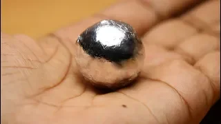 DIY Mirror Polishing Aluminium Foil Ball - Japanese Foil Ball Challenge