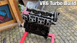 Timing The VR6 & Installing ARP Head Studs ( VR6 Turbo Build )