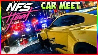 NFS HEAT CAR MEET | RACING, CRUISING AND MORE! LIVE (PS4)