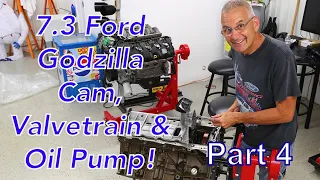 Ford 7.3 Godzilla V8 Engine — Cam, Valvetrain & Oil Pump Revealed: Cam Lift, Rocker Ratio & More!