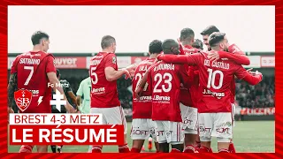Brest 4-3 Metz : Le résumé et les buts  🔴⚪