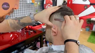 ASMR BARBER haircut | HAIR TRIM, SCISSORS.. RAZOR asmr SOUNDS AT MY asmr BARBER SHOP