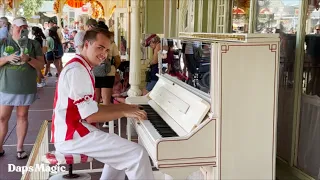 Pirates of the Caribbean - Casey's Corner Ragtime Piano - Magic Kingdom - Walt Disney World Resort