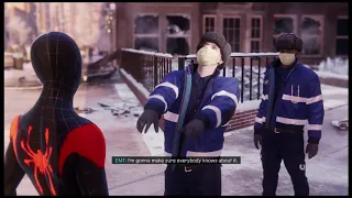 Marvel's Spiderman: Miles Morales Emergency Comms Down HD Gameplay