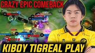 Kiboy Tigreal 200 IQ Plays Epic Comeback VS AP Bren