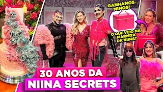 A FESTA CHIQUE DE 30 ANOS DA NIINA SECRETS | Diva Depressão