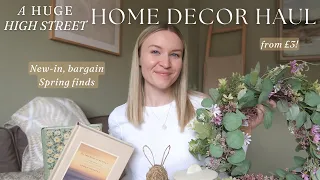 A BIG HOME DECOR HAUL | Neutral/Spring finds in The Range, TK Maxx & Hobbycraft