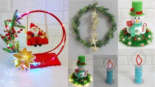 4 Economical Christmas Decoration idea with simple materials|DIY Affordable Christmas craft idea🎄138