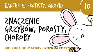 Znaczenie grzybów, porosty; grzybice i inne przykrości - Bakterie, grzyby, protisty 10 - biologia