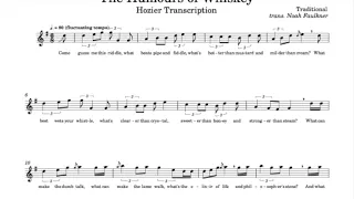 Hozier - The Humours of Whiskey (a cappella) | Eb INSTRUMENT Transcription