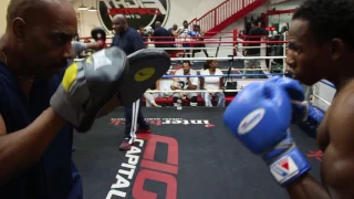 Devin Haney and Tim Lee Training In Same Ring