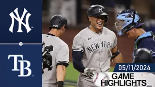 Tampa Bay Rays Vs New York Yankees Game Highlights 05/11/2024 | MLB Highlight 2024