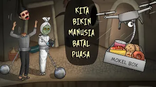 Kegiatan Hantu di Bulan Puasa | Kompilasi #HORORKOMEDI Kartun Lucu, Animasi Lucu