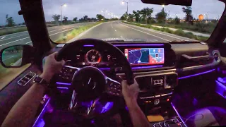 2021 Mercedes-AMG G63 POV Sunrise Drive