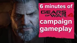 6 minutes of Gears of War 4 campaign gameplay - Xbox E3 2016