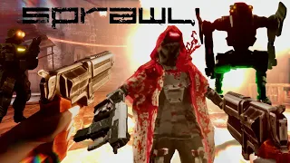 SPRAWL - A Brutal QUAKE Inspired Industrial Cyberpunk Parkour FPS Set in a Huge Sci-Fi Megalopolis!