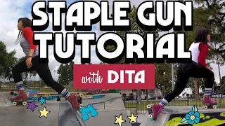 Roller Skating Skate Park Tricks: The Staple Gun with Dita