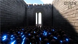 10,000 LASER KNIGHTS DEFEND OLYMPUS TEMPLE FROM 2,000,000 ANCIENT BODYBUILDERS | UEBS 2