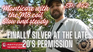 M8 coil finds silver at the late 20's permission, metal detecting