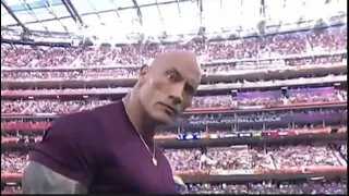 the rock sings face off in NFL Super Bowl 2022 (MUSIC GONE :( NOO) *HD 720p*