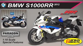 EP577 | BMW S1000RR (2012) | PARAGON MODEL | 1:10 SCALE | SPORTSBIKE | MINIATURE