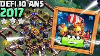 Réussir le Défi 2017 des 10 ans de Clash of Clans