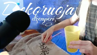 Dekoruojam džemperį [ Nepavyko?! ]🖌️🧥 ASMR lietuviškai