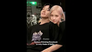 Rosekook 😎 Real 🖤 #rosekook #rosé #jungkook #bts #blackpink #btsjungkook #blackpinkrose