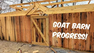 Building a Barn Door from Scrap Metal and Rough Sawn Lumber