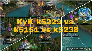 KvK k5229 vs k5151 vs k5238 / King of Avalon
