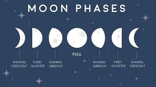 Phases of the Moon: A Visual Guide and Explanation | Animation