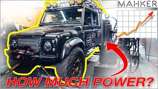 We took our Land Rover Defender Dirty 130 to a Power Test Day! | MAHKER EP039