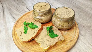 Chicken liver pate. A simple, quick and delicious recipe for liver pate. # 051